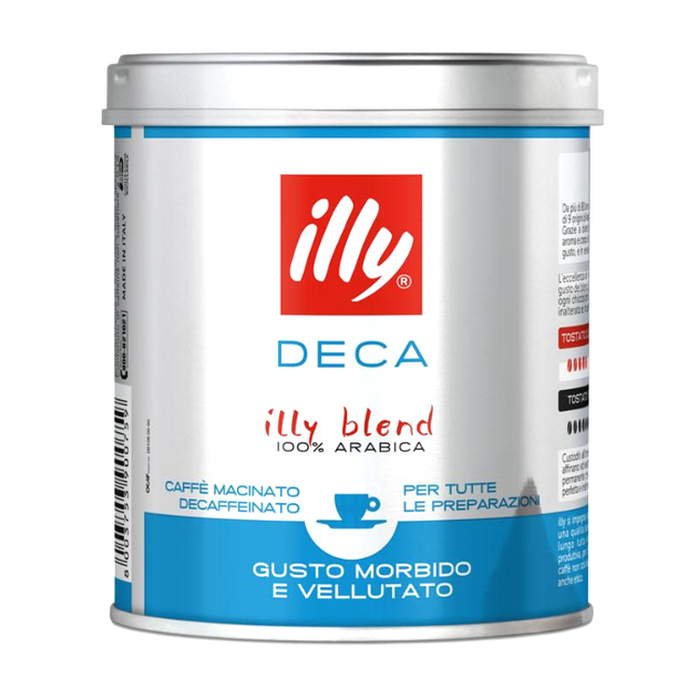 Кофе молотый illy Decaffeinato, 125 г - Фото 1 Кофе молотый illy Decaffeinato, 125 г - изображение 1