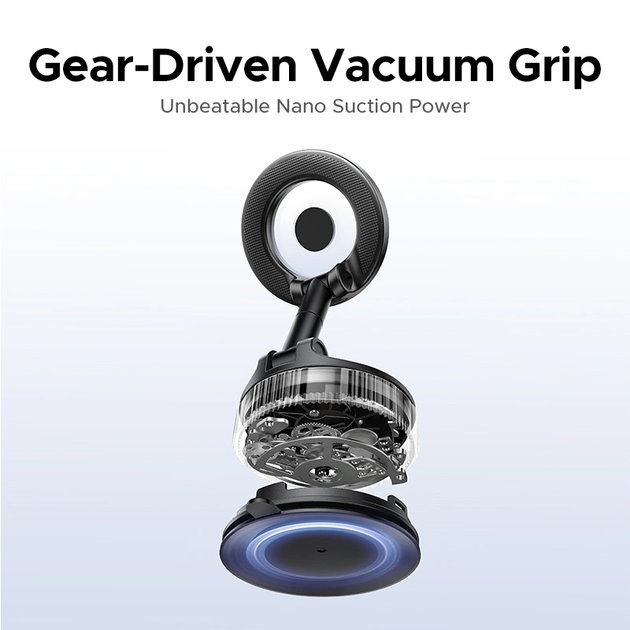 Автотримач для телефона UGREEN LP970 Suction Cup Magnetic Phone Mount (UGR-75666) - зображення 3