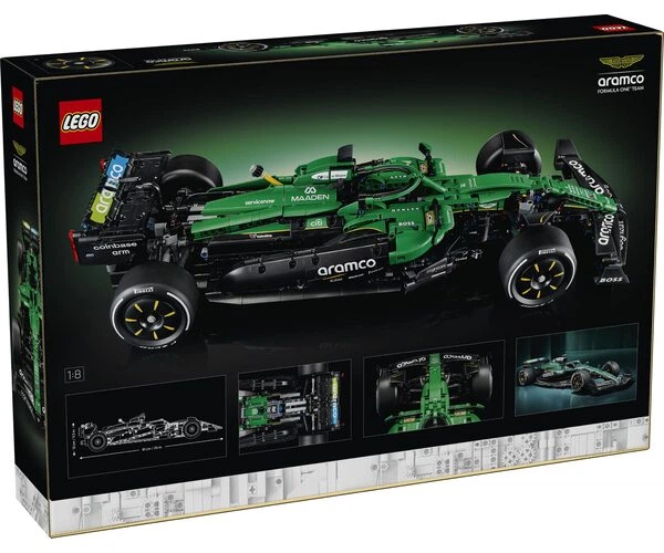Конструктор LEGO Technic Болід F1 Aston Martin Aramco AMR25 (42240) - Фото 10 Конструктор LEGO Technic Болід F1 Aston Martin Aramco AMR25 (42240) - зображення 10