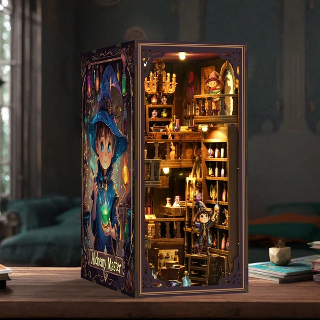 Бук Нук Майстер алхімії Book Nook Magic Alchemy Master BV02-013 Інтер'єрний конструктор - изображение 2