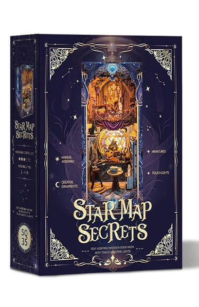 Бук Нук Секрети Містичного Таро конструктор Book Nook Star Map Secrets SQ-35 - изображение 7