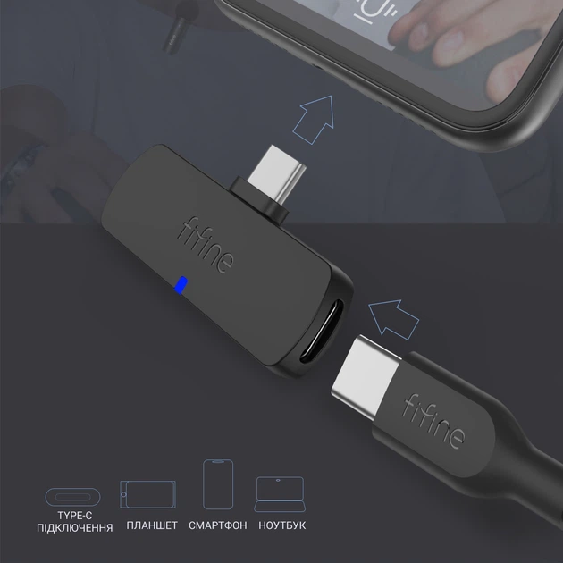 Безпровідний петличний мікрофон Fifine M6 (M6) - изображение 7