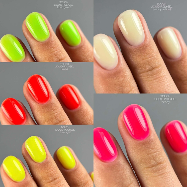 Жидкий полигель Touch Liquid polygel, Aqua, 15 мл - Фото 5 Жидкий полигель Touch Liquid polygel, Aqua, 15 мл - изображение 5