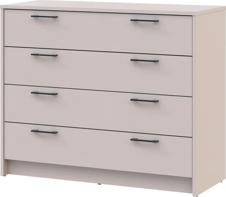 Комод Doros Ронди 4 ящика 100х40х82 см Кашемир (41516304) - Фото 1 Комод Doros Ронди 4 ящика 100х40х82 см Кашемир (41516304) - изображение 1