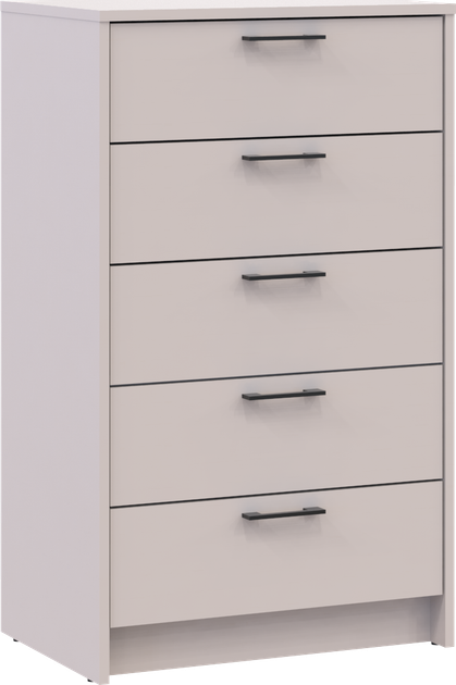 Комод Doros Ронди 5 ящиков 60х40х100 см Кашемир (41516305) - изображение 5
