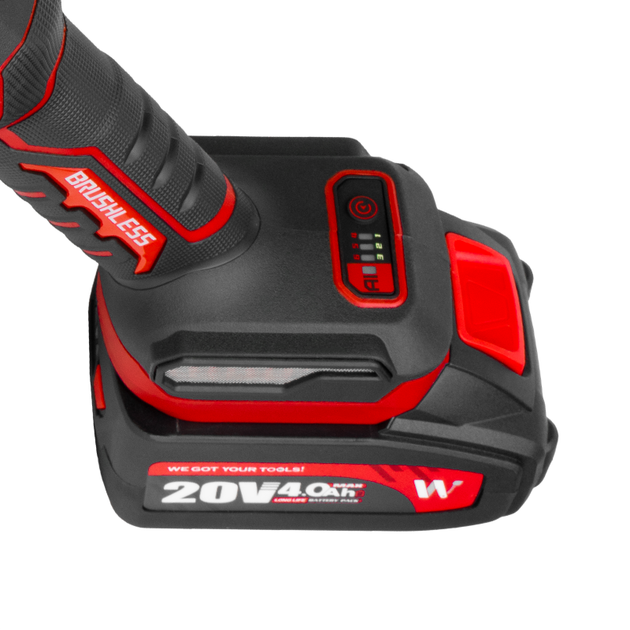 Аккумуляторная бесщеточная шлифмашина угловая WORCRAFT CAG‑S20LiBF-125 без АКБ и ЗУ, 6 скоростей - изображение 7
