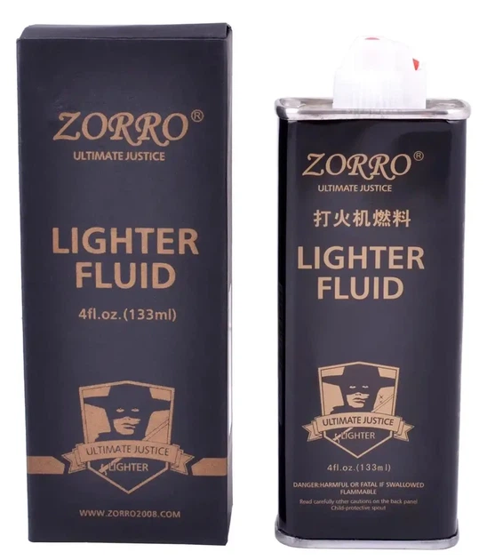 Бензин для заправки запальничок Zorro 133 мл Zorro HL-160 - Фото 1 Бензин для заправки запальничок Zorro 133 мл Zorro HL-160 - зображення 1