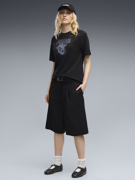 Футболка бавовняна жіноча Puma Essentials Graphics 69405201 L Black (4070033337967) - Фото 3 Футболка бавовняна жіноча Puma Essentials Graphics 69405201 L Black (4070033337967) - зображення 3