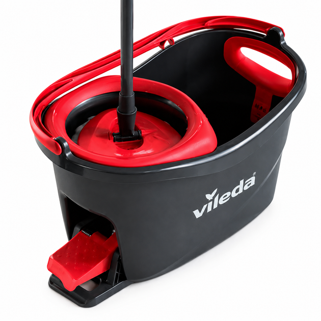 Набір для прибирання Vileda TURBO 2in1 Microfibre (163422) з відром і віджимом - зображення 7