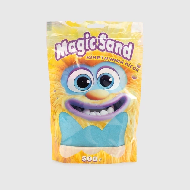 Кінетичний пісок Strateg Magic sand в пакеті 39403-3 блакитний, 0,500 кг. Блакитний - Фото 1 Кінетичний пісок Strateg Magic sand в пакеті 39403-3 блакитний, 0,500 кг. Блакитний - изображение 1