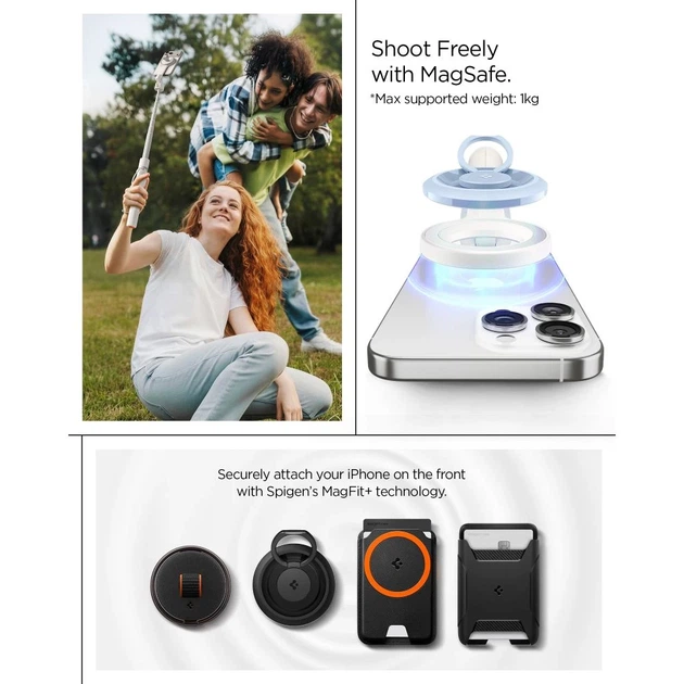 Штатив Spigen S582W Bluetooth Selfie Stick Tripod Beige (AMP11373) - Фото 9 Штатив Spigen S582W Bluetooth Selfie Stick Tripod Beige (AMP11373) - изображение 9