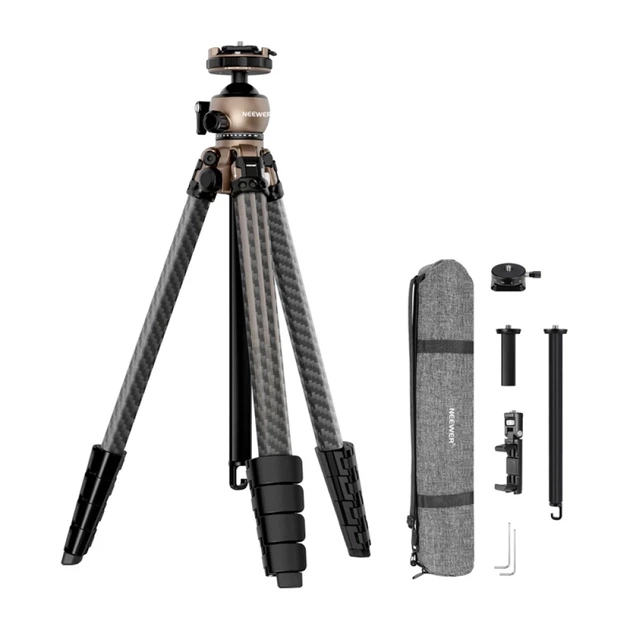Штатив туристический карбоновый Neewer LT35 360° (6976831839468) - Фото 1 Штатив туристический карбоновый Neewer LT35 360° (6976831839468) - изображение 1