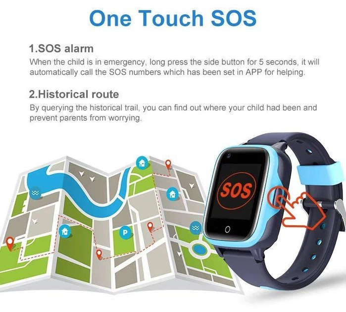 Детские смарт часы Lemfo M06 с 4G сим картой, прослушиванием и GPS трекером Розовый - изображение 9