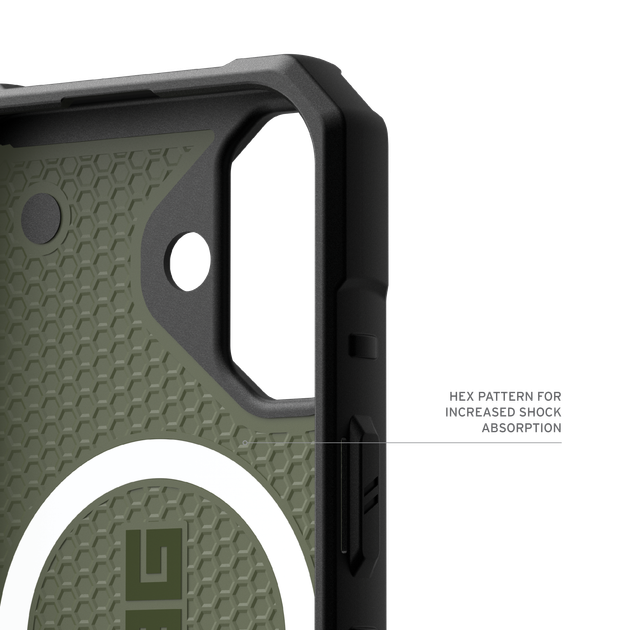 Чохол протиударний UAG Pathfinder MagSafe (Original) для Iphone 16 Olive 114470117272 - Фото 10 Чохол протиударний UAG Pathfinder MagSafe (Original) для Iphone 16 Olive 114470117272 - зображення 10