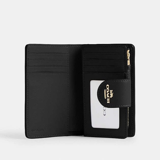 Гаманець жіночий Coach Medium Corner Zip Wallet коричневий - изображение 3