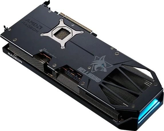 Видеокарта PowerColor AMD Radeon RX 9070 12GB GRE Hellhound (RX9070GRE 12G-L/OC) (GDDR6, 192 bit, PCI-E v5.0 x16) - Фото 7 Видеокарта PowerColor AMD Radeon RX 9070 12GB GRE Hellhound (RX9070GRE 12G-L/OC) (GDDR6, 192 bit, PCI-E v5.0 x16) - изображение 7