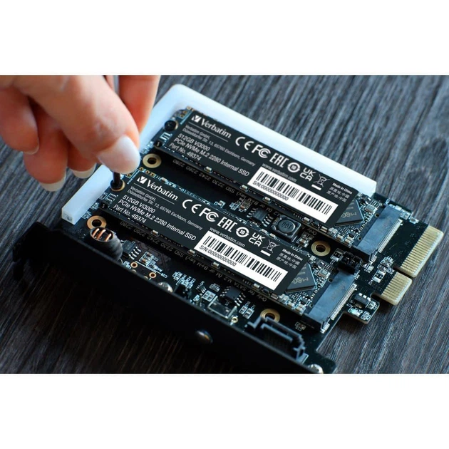 Накопитель SSD Verbatim m.2 NVMe 512GB SSD-Vi3000 PCIe 3.0 (949374) (49374) - изображение 6