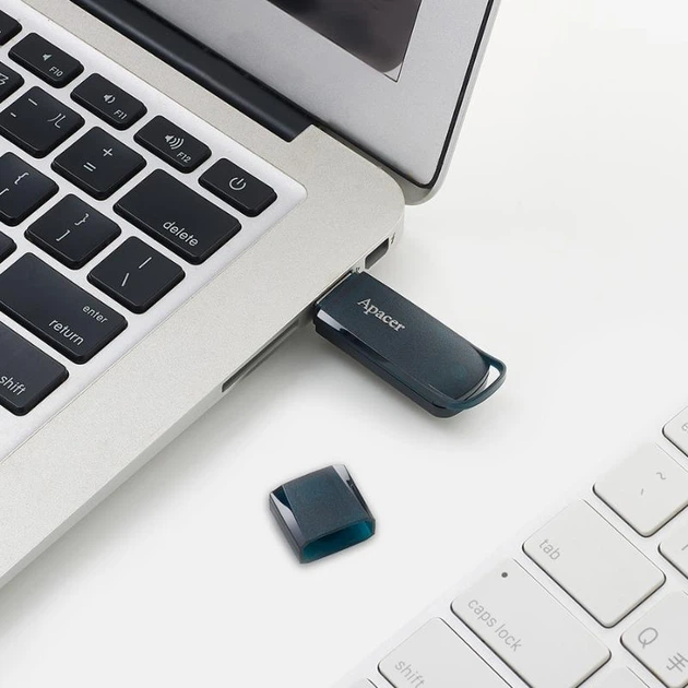 Накопитель SSD SSD Apacer AS711A 1TB USB 3.2 Gen.2 Blue (AP1TBAS711AU-1) - изображение 5