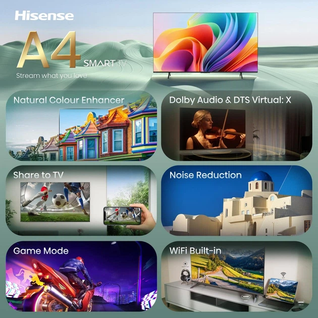 Телевізор Hisense 32A4S ( 29851 ) - зображення 3