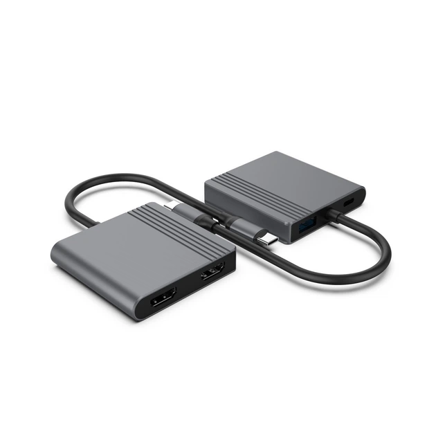 Док-станція Cablexpert USB-C 3-в-1 (A-CM-COMBO3-04) ( 24410 ) - зображення 4