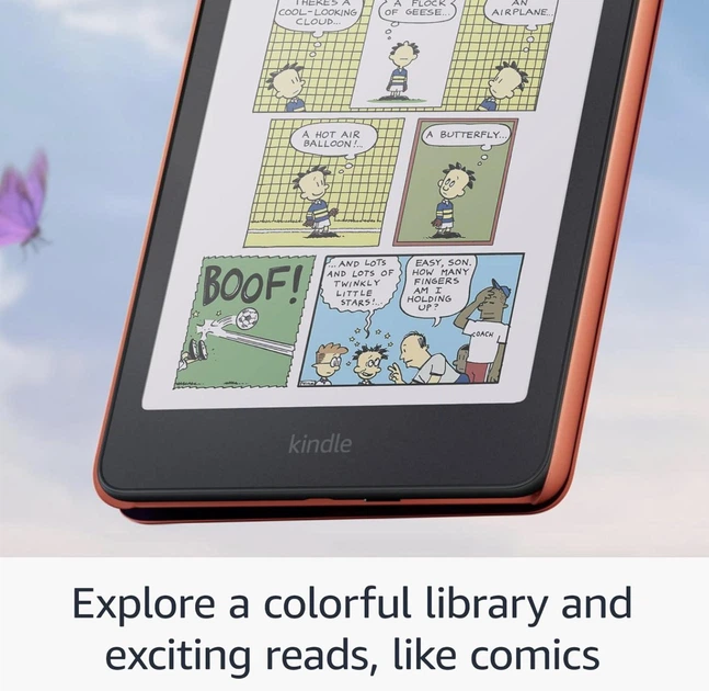 Электронная книга Amazon Kindle Colorsoft Kids 16 ГБ - Первый цветной Kindle для детей с чехлом -Starlight Reading - Фото 4 Электронная книга Amazon Kindle Colorsoft Kids 16 ГБ - Первый цветной Kindle для детей с чехлом -Starlight Reading - изображение 4