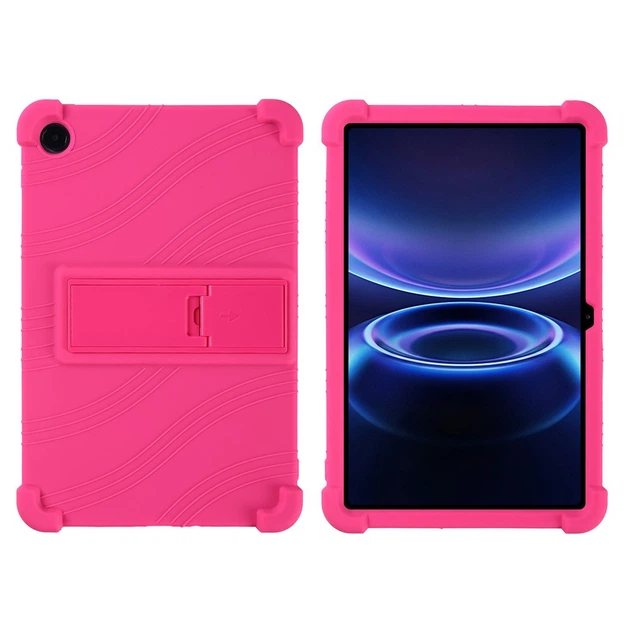 Чехол силиконовый с подставкой Xiaomi Redmi Pad 2 9.7" (2026) Розовый - Фото 1 Чехол силиконовый с подставкой Xiaomi Redmi Pad 2 9.7" (2026) Розовый - изображение 1