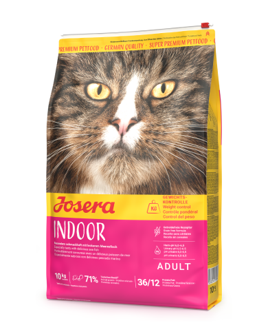 JOSERA Indoor (Naturelle) 10 кг - Беззерновий корм з фореллю для котів - Фото 1 JOSERA Indoor (Naturelle) 10 кг - Беззерновий корм з фореллю для котів - изображение 1