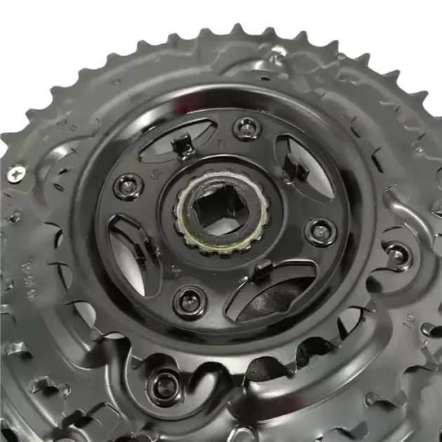 Шатуны велосипедные Prowheel 48/38/28T 170 мм под квадрат, черные, с защитой цепи - Фото 4 Шатуны велосипедные Prowheel 48/38/28T 170 мм под квадрат, черные, с защитой цепи - изображение 4