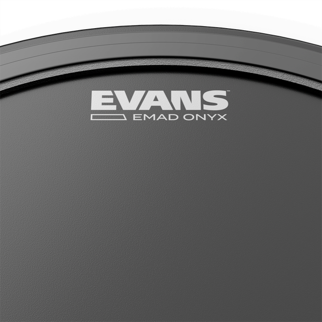 Пластик для бас-барабана Evans 22" EMAD ONYX - зображення 3