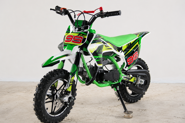 Дитячий міні мотоцикл BERRETA 49CC зелений - изображение 2
