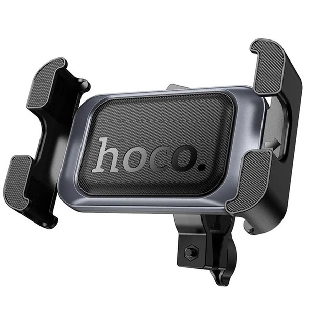 Тримач для телефона на велосипед і мотоцикл Hoco H82 black gray - Фото 1 Тримач для телефона на велосипед і мотоцикл Hoco H82 black gray - изображение 1