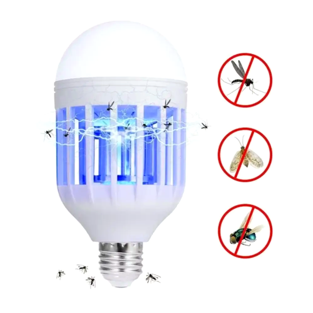 Лампа уничтожитель насекомых 9Вт для дома и улицы 60 кв м пластик Zapp Light LS-81 - изображение 6