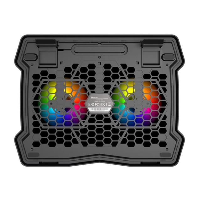 Підставка-охолоджувач для ноутбука Meetion CP2020 LED 9–14" USB - Фото 3 Підставка-охолоджувач для ноутбука Meetion CP2020 LED 9–14" USB - зображення 3