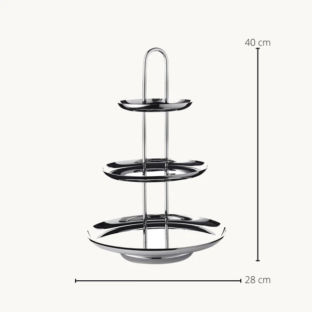 Стійка APUS, метал, для тістечок, h 40 cm - изображение 4