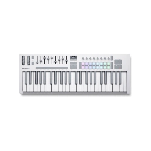 MIDI-клавиатура Novation Launchkey 49 MK4 White Edition (301235) - Фото 1 MIDI-клавиатура Novation Launchkey 49 MK4 White Edition (301235) - изображение 1