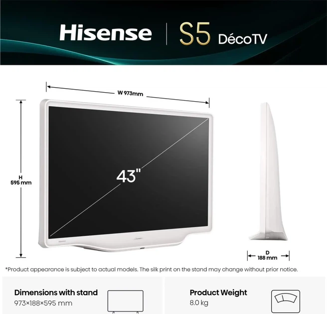 Телевізор Hisense QLED 43" 43S5Q (20019072) - Фото 2 Телевізор Hisense QLED 43" 43S5Q (20019072) - зображення 2