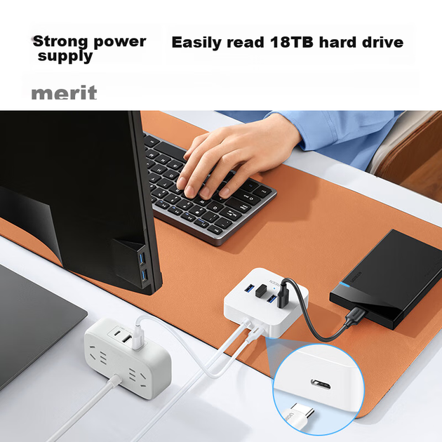 Хаб UGREEN 30221 USB 3.0 4-портовий розгалужувач для ноутбука, 1.5м - зображення 5