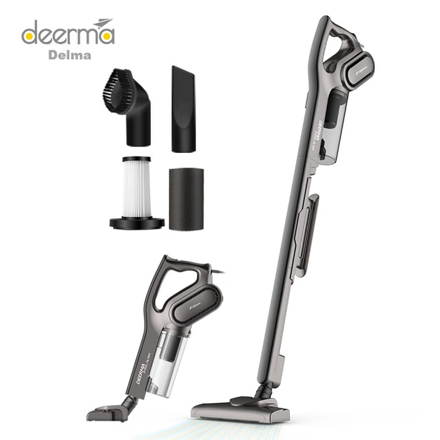 Компактный вертикальный пылесос Deerma DEM-DX700S, ручной, двойного назначения, для шерсти животных - изображение 10
