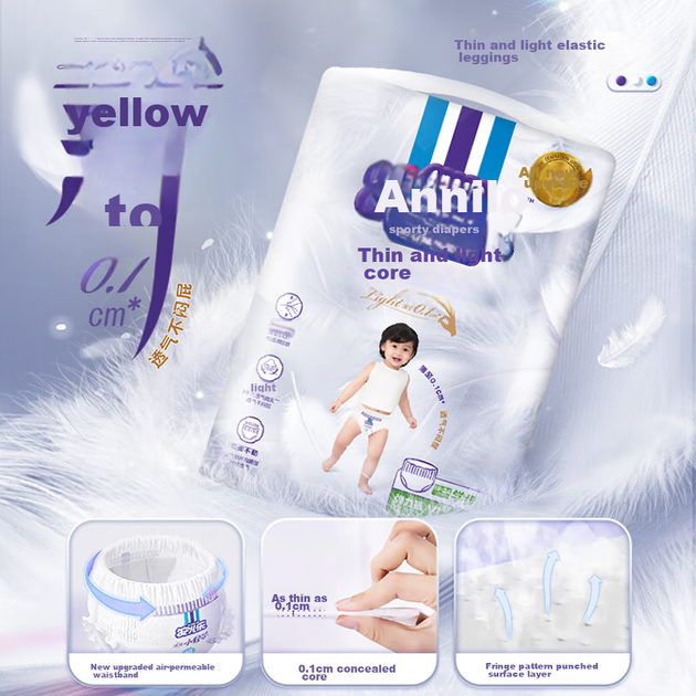Подгузники-трусики Anerle Light Core XXL, 54 шт, от 15 кг, ультратонкие - Фото 5 Подгузники-трусики Anerle Light Core XXL, 54 шт, от 15 кг, ультратонкие - изображение 5