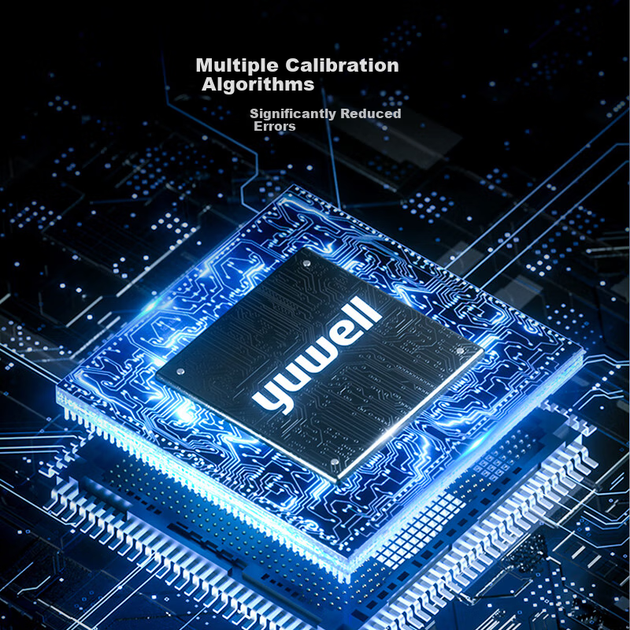 Глюкометр Yuwell 590 для домашнего использования, высокоточная система мониторинга уровня глюкозы в крови с большим экраном и подсветкой + 50 тест-полосок + 50 ланцетов - изображение 4