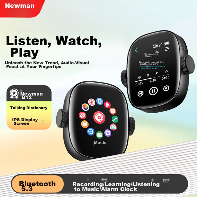 MP3-плеер Newsmy B12 64ГБ Bluetooth сенсорный экран - изображение 4