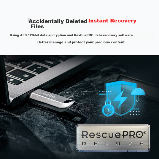 Флеш память USB SANDISK CZ75 256GB USB Type-C - Фото 5 Флеш память USB SANDISK CZ75 256GB USB Type-C - изображение 5
