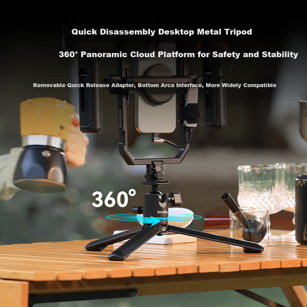SmallRig 4597 — портативный защитный каркас для телефона, идеально подходящий для видеоблогов, видеосъемки и прямых трансляций. Совместим с iPhone, Huawei, Samsung, Xiaomi и другими смартфонами. - зображення 7