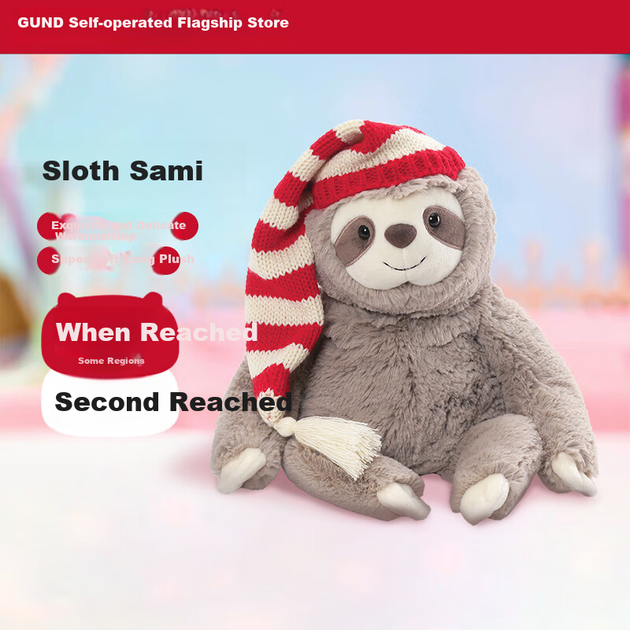 Плюшевая игрушка Gund «Ленивец Sami», для новорожденных - изображение 4