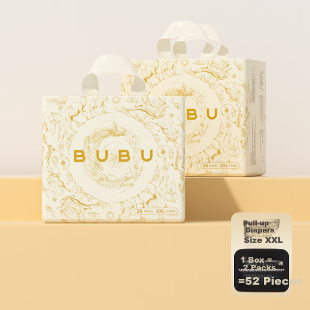 Підгузки-трусики Bubu Silk Road XXL (15-18 кг), 52 шт - зображення 2