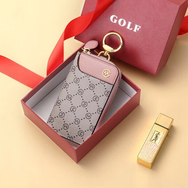 Чехол для ключей GOLF женский с держателем карт брелок подарочный - изображение 4