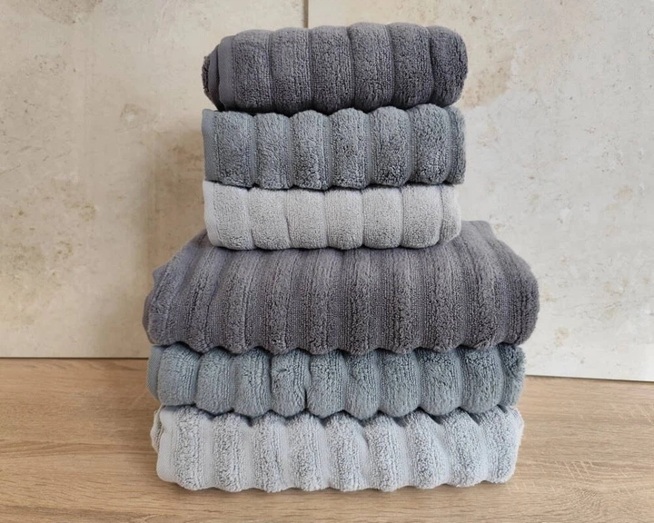 Набор турецких махровых полотенец Cestepe MicroCotton Premium 3 штуки 50x90 + 3 штуки 70х140 Ezgi 9 плотность 600 г/м2 - Фото 3 Набор турецких махровых полотенец Cestepe MicroCotton Premium 3 штуки 50x90 + 3 штуки 70х140 Ezgi 9 плотность 600 г/м2 - изображение 3