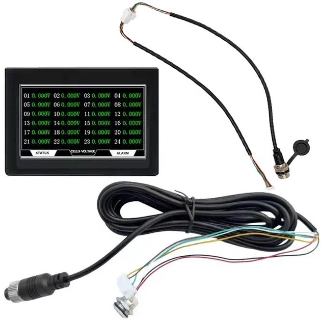 Сенсорный экран для мониторинга LCD 4.3" BMS Jikong (дисплей) 2S-24S - изображение 10