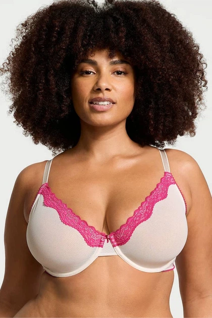 Бюстгальтер с мягкой чашкой Victoria's Secret 80B Молочный (149689) - Фото 1 Бюстгальтер с мягкой чашкой Victoria's Secret 80B Молочный (149689) - изображение 1