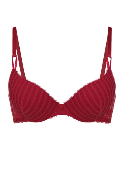 Бюстгальтер с уплотнённой чашкой Victoria's Secret 85C Красный (149688) - Фото 3 Бюстгальтер с уплотнённой чашкой Victoria's Secret 85C Красный (149688) - изображение 3